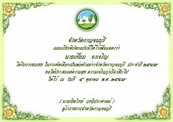 เกียรติบัตรธรรมดา A4